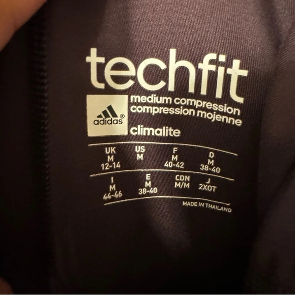Adidas Techfit Medium Compression Capri Tights - Picture 5 of 5